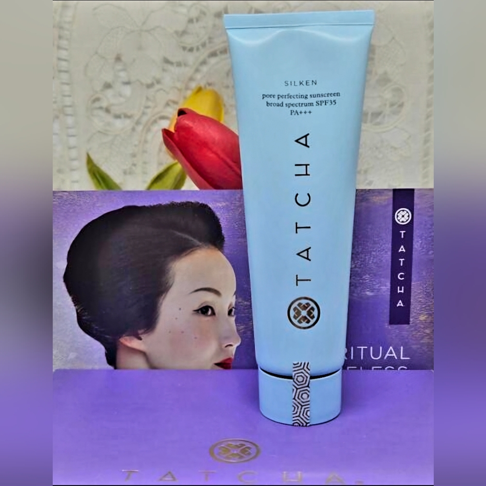 TATCHA Silken Pore Perfecting Sunscreen SPF 35 | 3 oz / 90 ml Exp 10/27